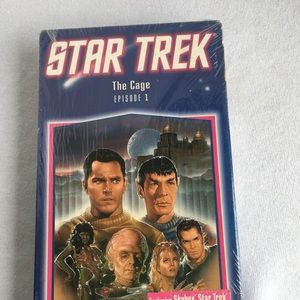 Star Trek VHS. A real collectors item. Star Trek unaired pilot.  “The cage”